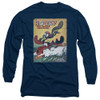 Rocky and Bullwinkle Long Sleeve T-Shirt - Vintage Poster