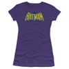 Image for Batman Girls T-Shirt - Classic Batman Logo Distressed