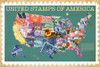 Smithsonian Poster - United Stamps of America