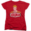 Image for Aquaman Woman's T-Shirt - Aquaman Sign