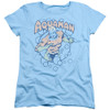 Image for Aquaman Woman's T-Shirt - Bubbles