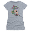 Image for Uncle Grandpa Girls T-Shirt - Good Mornin Grey