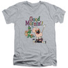 Image for Uncle Grandpa V-Neck T-Shirt Good Mornin Grey