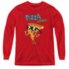 Image for Uncle Grandpa Youth Long Sleeve T-Shirt - Pizza Steve