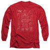 Image for Voltron Long Sleeve T-Shirt - Voltron Schematic