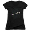 Image for The Regular Show Girls V Neck T-Shirt - Regular Grid