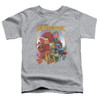 Fraggle Rock Toddler T-Shirt - Group Hug on Grey
