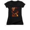 The Hobbit Girls V Neck T-Shirt - Smolder