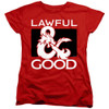 Image for Dungeons and Dragons Woman's T-Shirt - Lawful Good