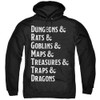 Image for Dungeons and Dragons Hoodie - Dungeon List