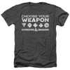 Image for Dungeons and Dragons Heather T-Shirt - Choose Your Weapon