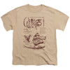 Image for Dungeons and Dragons Youth T-Shirt - Rush Monster Anotomy Chart