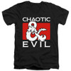 Image for Dungeons and Dragons T-Shirt - V Neck - Chaotic Evil
