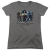 image for Injustice Gods Among Us Woman's T-Shirt - Good Girls on Charcoal