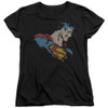 Image for Superman Woman's T-Shirt - Lite Brite Superman