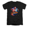 Flash TV Show V-Neck T-Shirt - Fastest Man