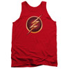 Image for Flash Tank Top - Chest Logo on Red