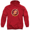 Image for Flash Hoodie - Chest Logo on Red