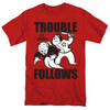 Image for Monopoly T-Shirt - Trouble Follows