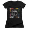 Image for Monopoly Girls V Neck T-Shirt - Dusty Game Board No Logo