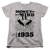 Image for Monopoly Woman's T-Shirt - Money Mind Since 35