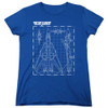 Image for Top Gun Woman's T-Shirt - Schematic