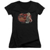 Image for Stargate Girls V Neck T-Shirt - Arm Wrestle