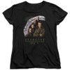 Image for Stargate Woman's T-Shirt - Cast Stacked