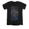 Slap Shot V-Neck T-Shirt - Chalkboard