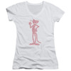 Image for Pink Panther Girls V Neck T-Shirt - Heads