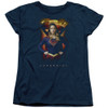 Image for Supergirl Woman's T-Shirt - Standing Symbol