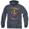 Image for Supergirl Heather Hoodie - Standing Symbol