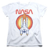 Image for NASA Womans T-Shirt - Shuttle Circle