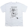 Image for NASA Youth T-Shirt - Lunar Module Diagram