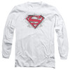 Image for Superman Long Sleeve T-Shirt - Hastily Drawn Shield
