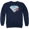 Image for Superman Crewneck - Superman & Crystal Logo