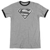 Image for Superman Ringer - Grey Superman
