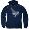 Image for Superman Hoodie - Scribble & Soar on Navy