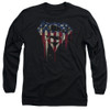 Image for Superman Long Sleeve T-Shirt - Bleeding Shield