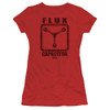 Image for Back to the Future Girls T-Shirt - Flux Capacitor on Red