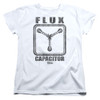 Image for Back to the Future Woman's T-Shirt - Flux Capacitor on White