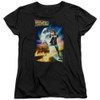 Image for Back to the Future Woman's T-Shirt - BTTF Poster Logo