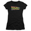 Image for Back to the Future Girls T-Shirt - BTTF Logo