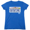 Image for Back to the Future Woman's T-Shirt - Outatime Plate