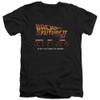 Image for Back to the Future V-Neck T-Shirt Future is Here