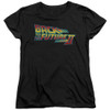 Image for Back to the Future Woman's T-Shirt - BTTF II Logo