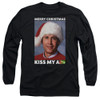 Image for Christmas Vacation Long Sleeve T-Shirt - Merry Kiss
