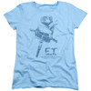 Image for ET the Extraterrestrial Woman's T-Shirt - Bike