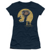 Image for ET the Extraterrestrial Girls T-Shirt - Moon Frame