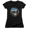 Image for ET the Extraterrestrial Girls V Neck T-Shirt - Gertie Kisses